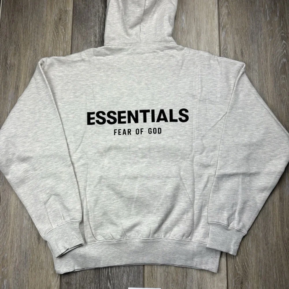 Essentials fear of god hoodie light oatmeal - Picture 5 of 6